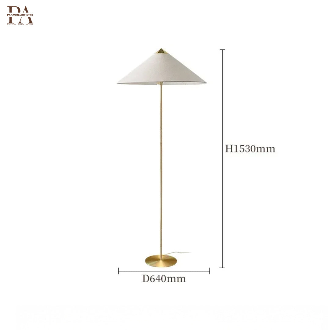 Boho Rattan Floor Lamp