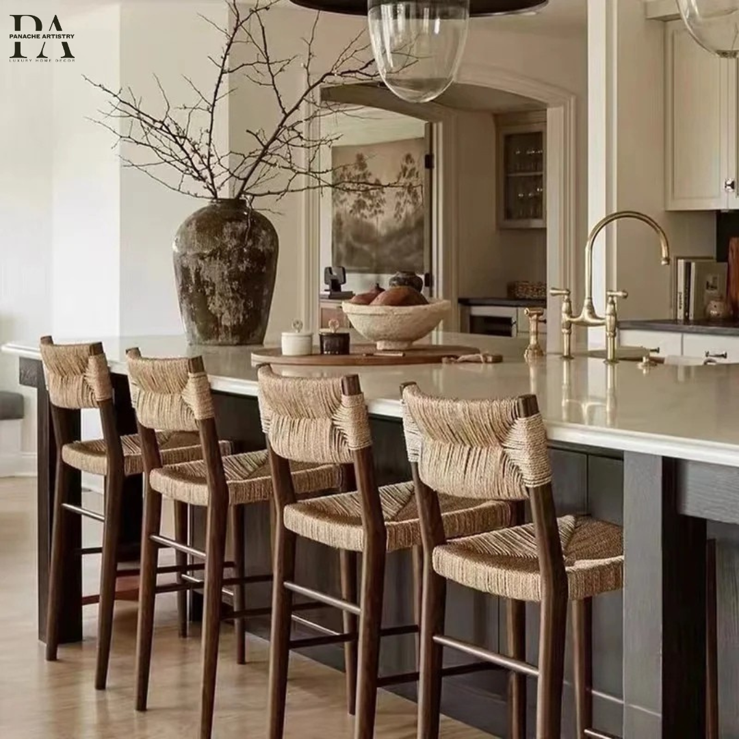 Isola Woven Bar Stool