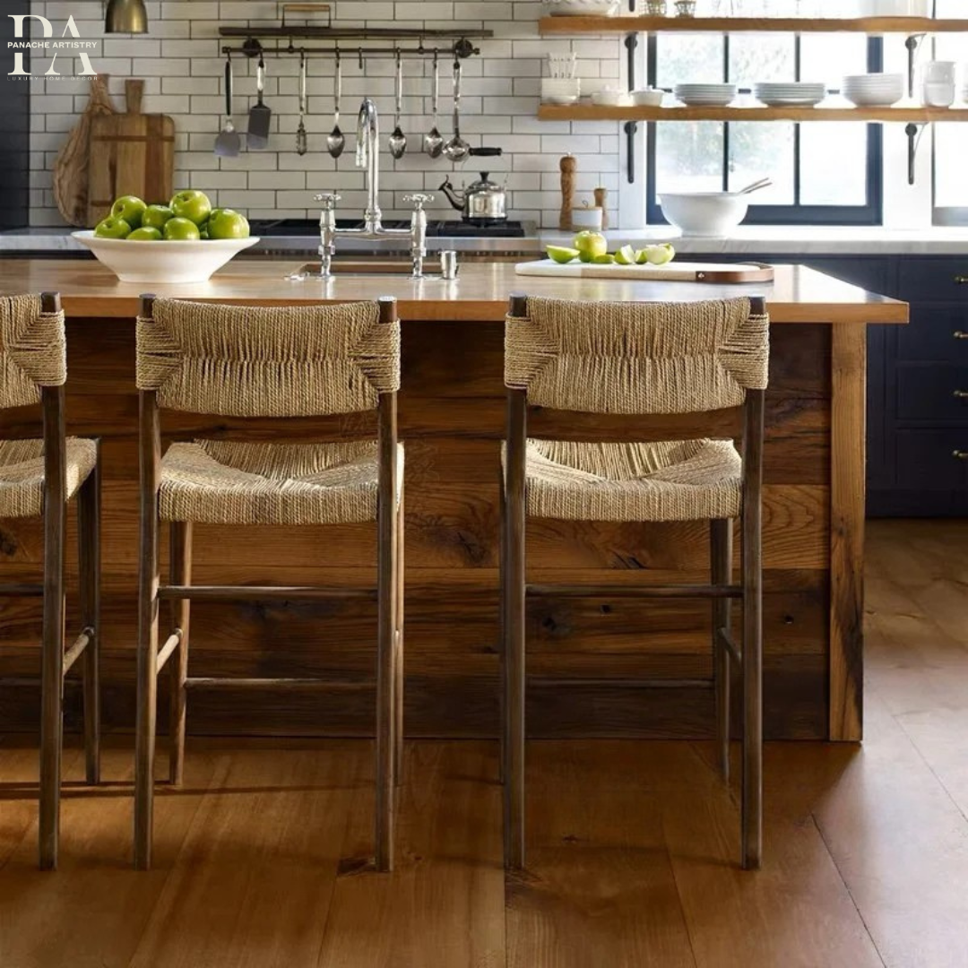 Isola Woven Bar Stool