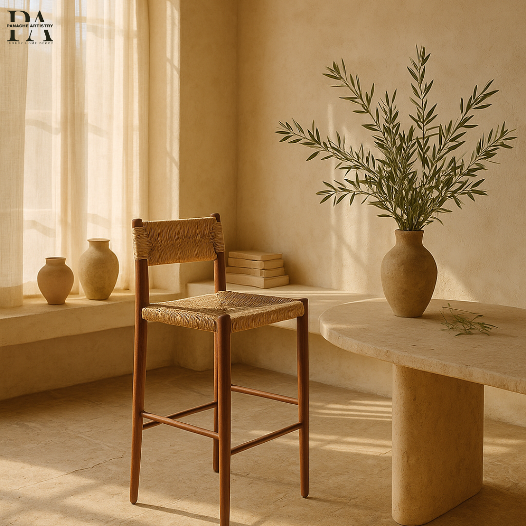 Isola Woven Bar Stool