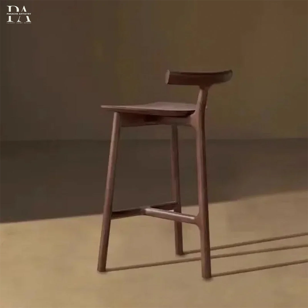 Linea Wooden Bar Stool