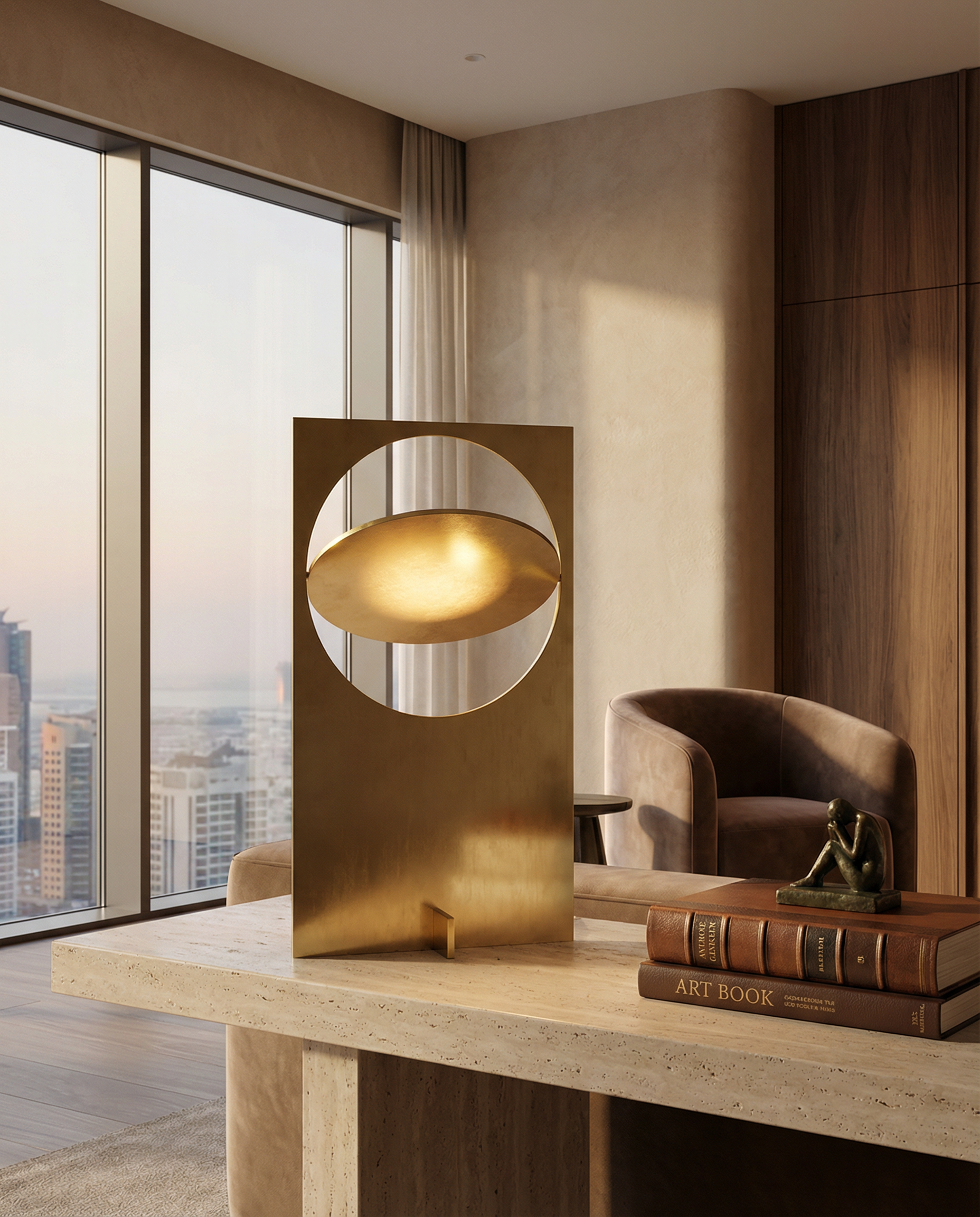 Valtren Disc Table Lamp