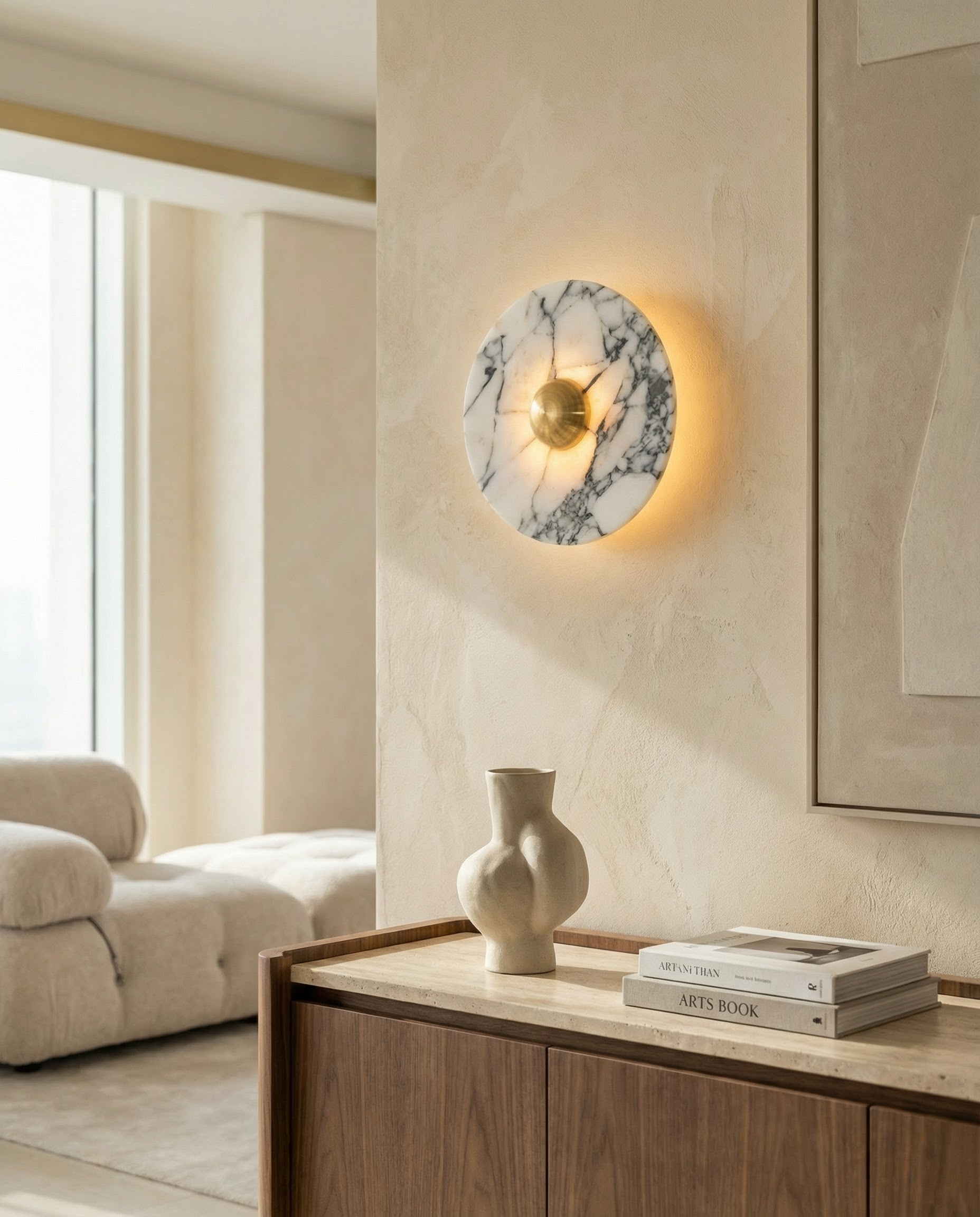 Valmere Marble Wall Light