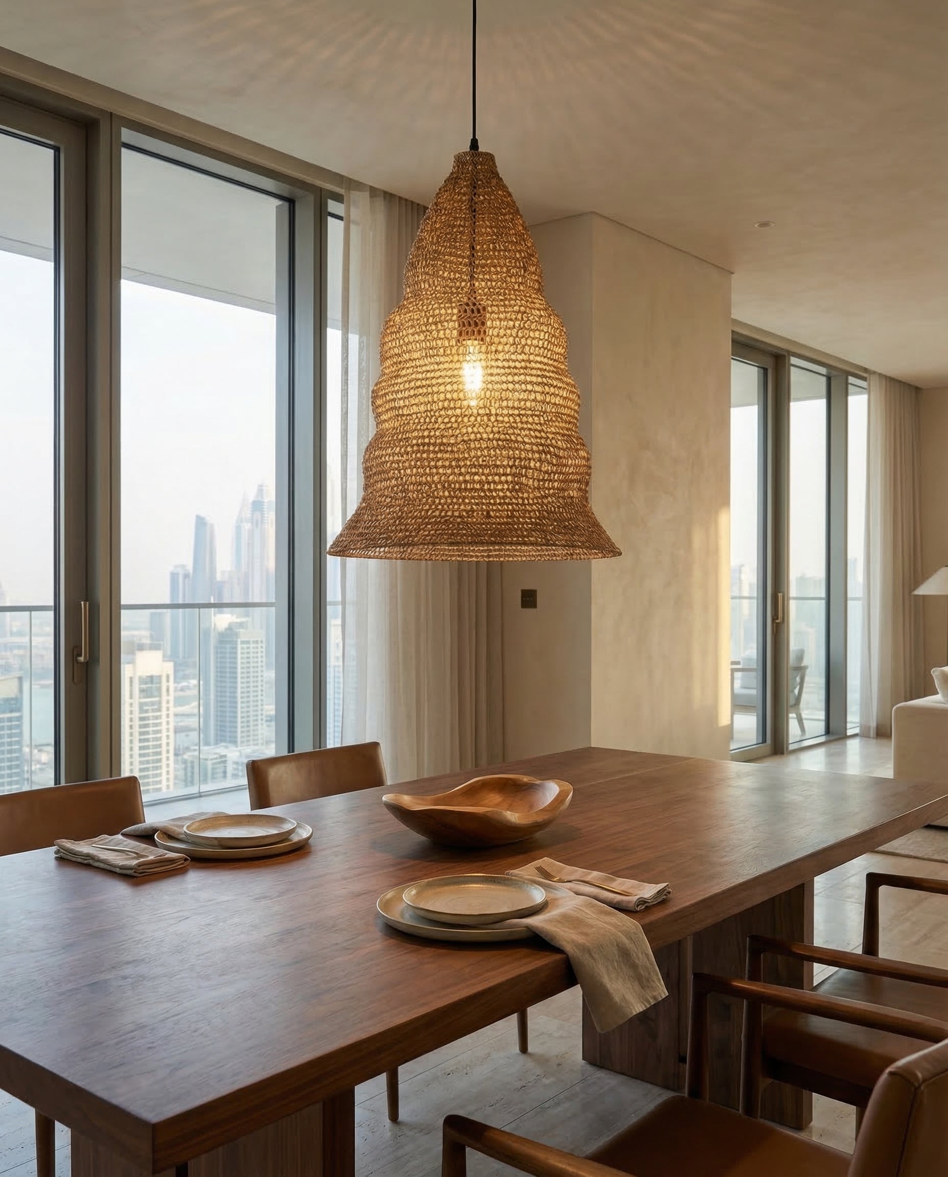 Aurelin Mesh Pendant