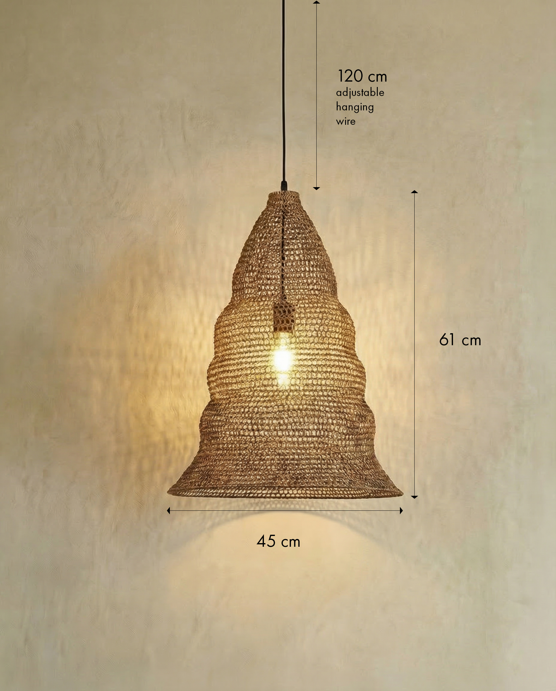 Aurelin Mesh Pendant
