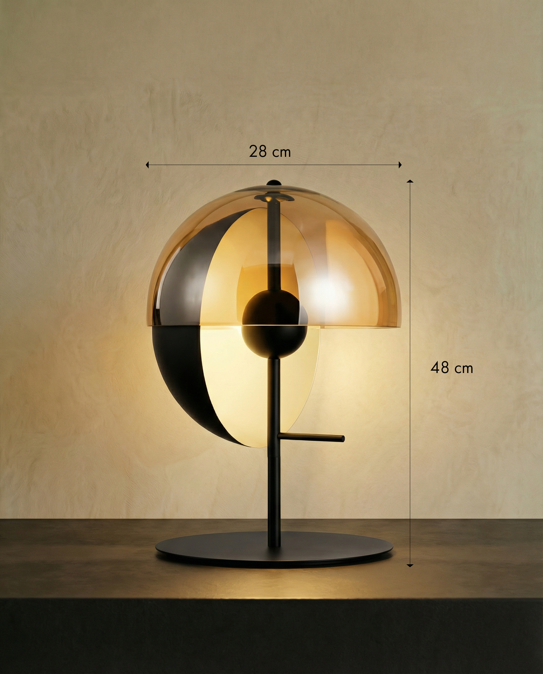 Elyron Orb Table Lamp