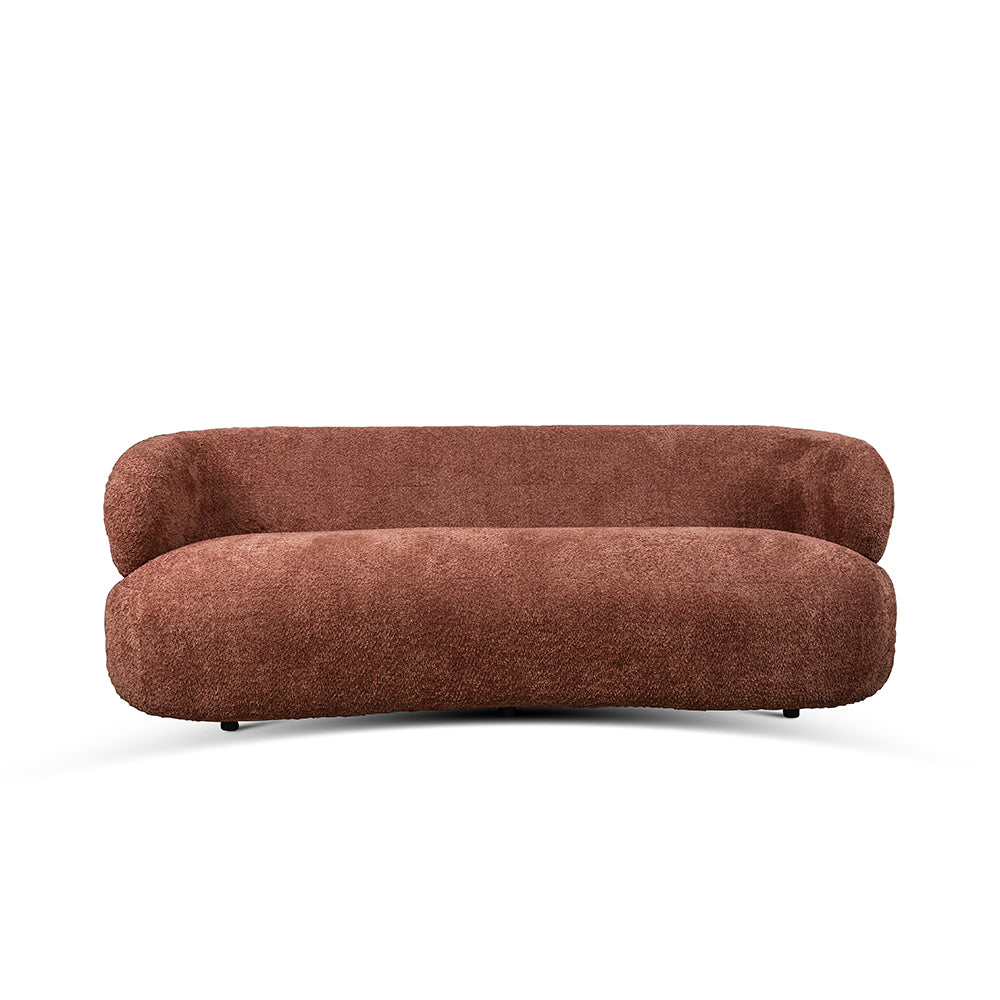 Vellichor 3 Seater Sofa (Rose Brown)