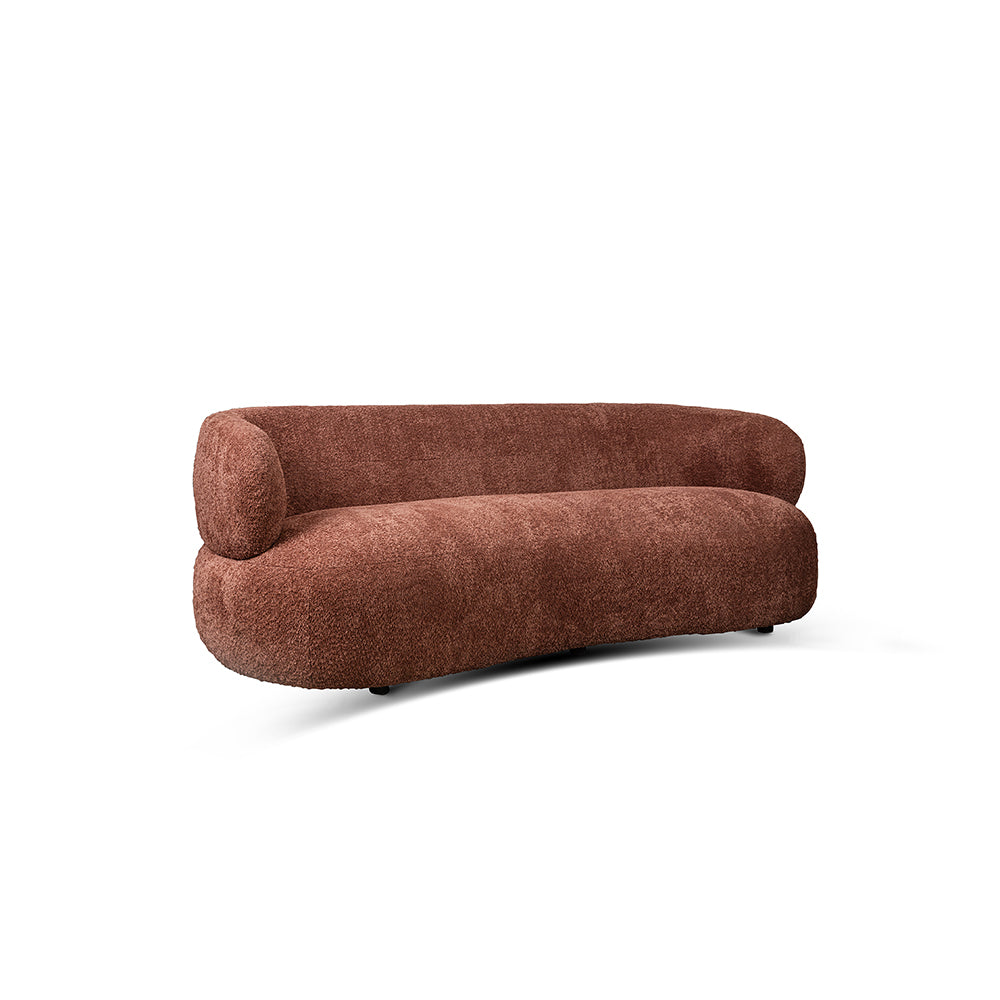 Vellichor 3 Seater Sofa (Rose Brown)