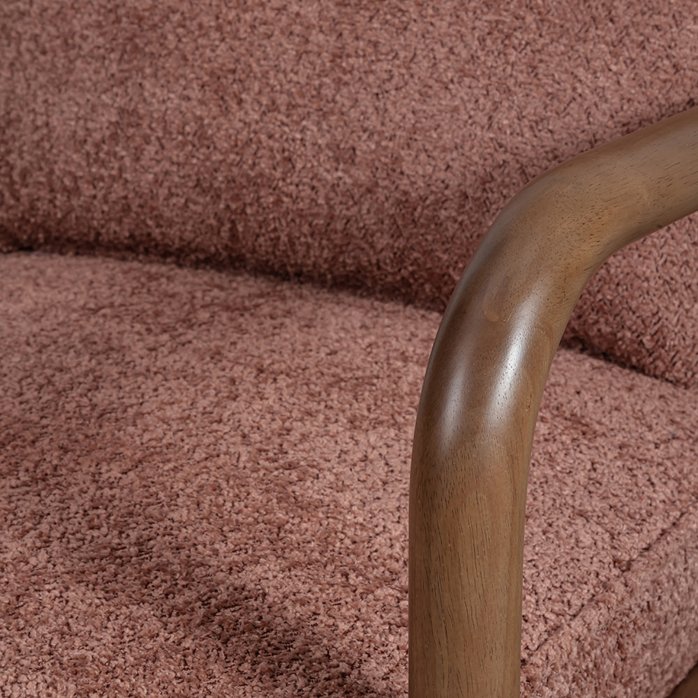 Skog Armchair , Dusty Rose