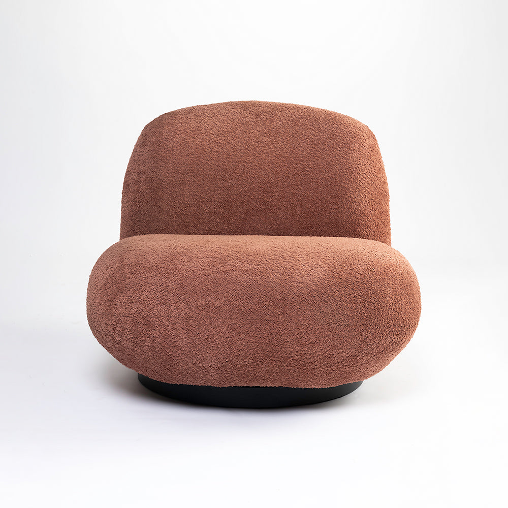 Nuvola Lounge Chair - Rose Brown