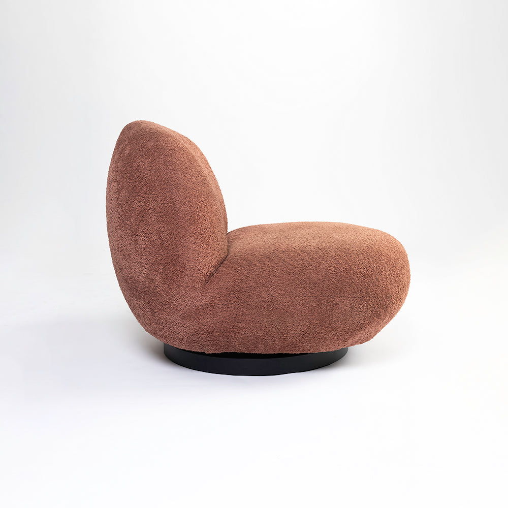 Nuvola Lounge Chair - Rose Brown