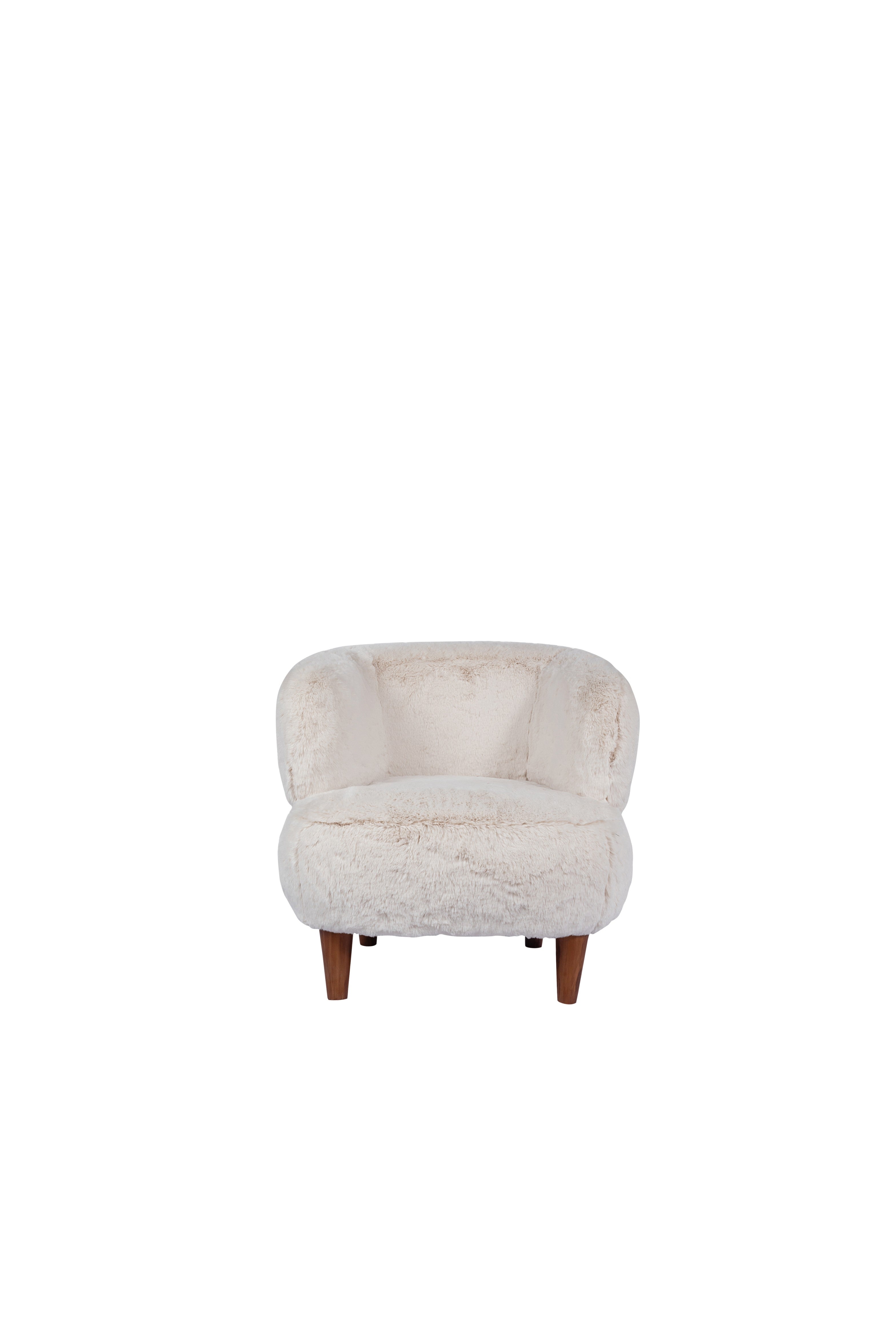 Pluma Lounge Chair , Cream