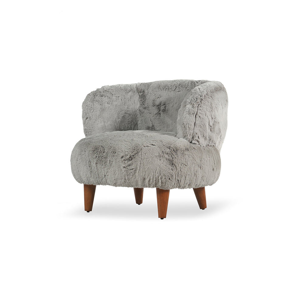 Pluma Lounge Chair , Grey