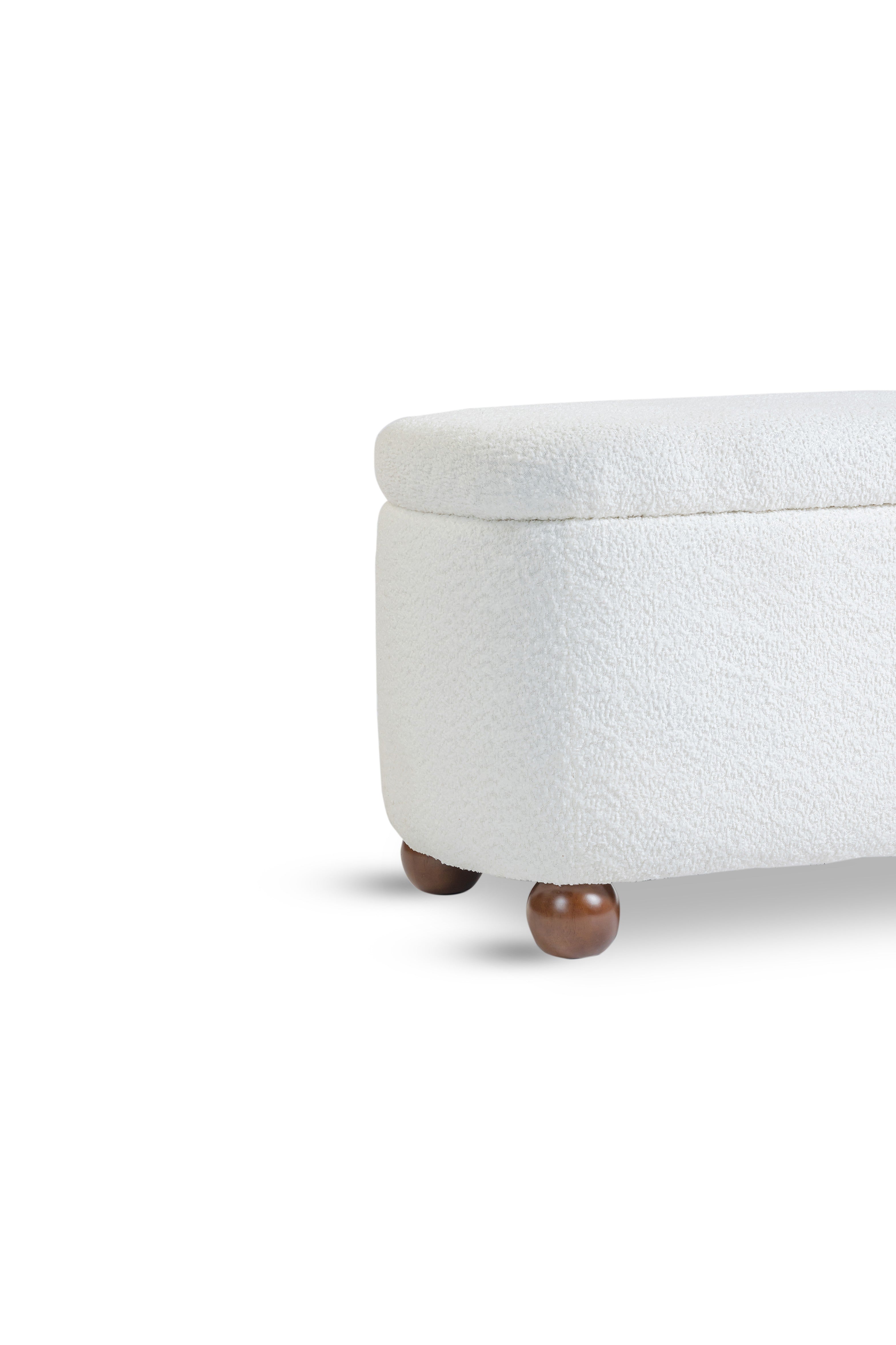 Coffer Bench , White