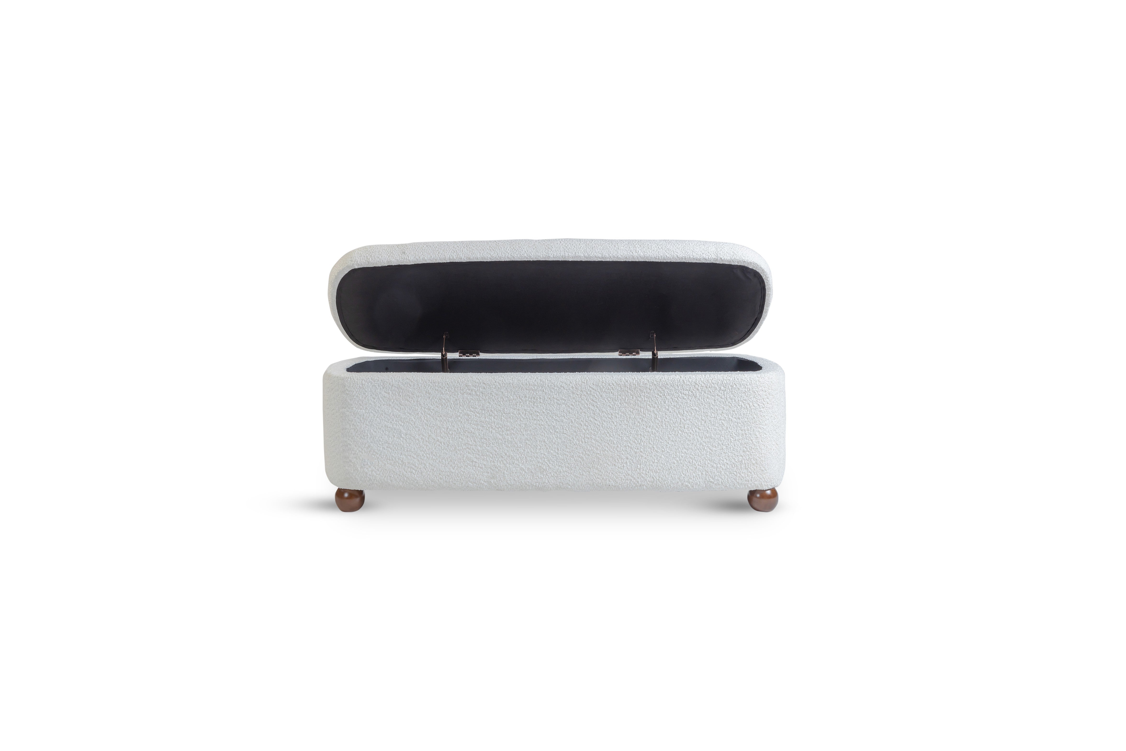 Coffer Bench , White