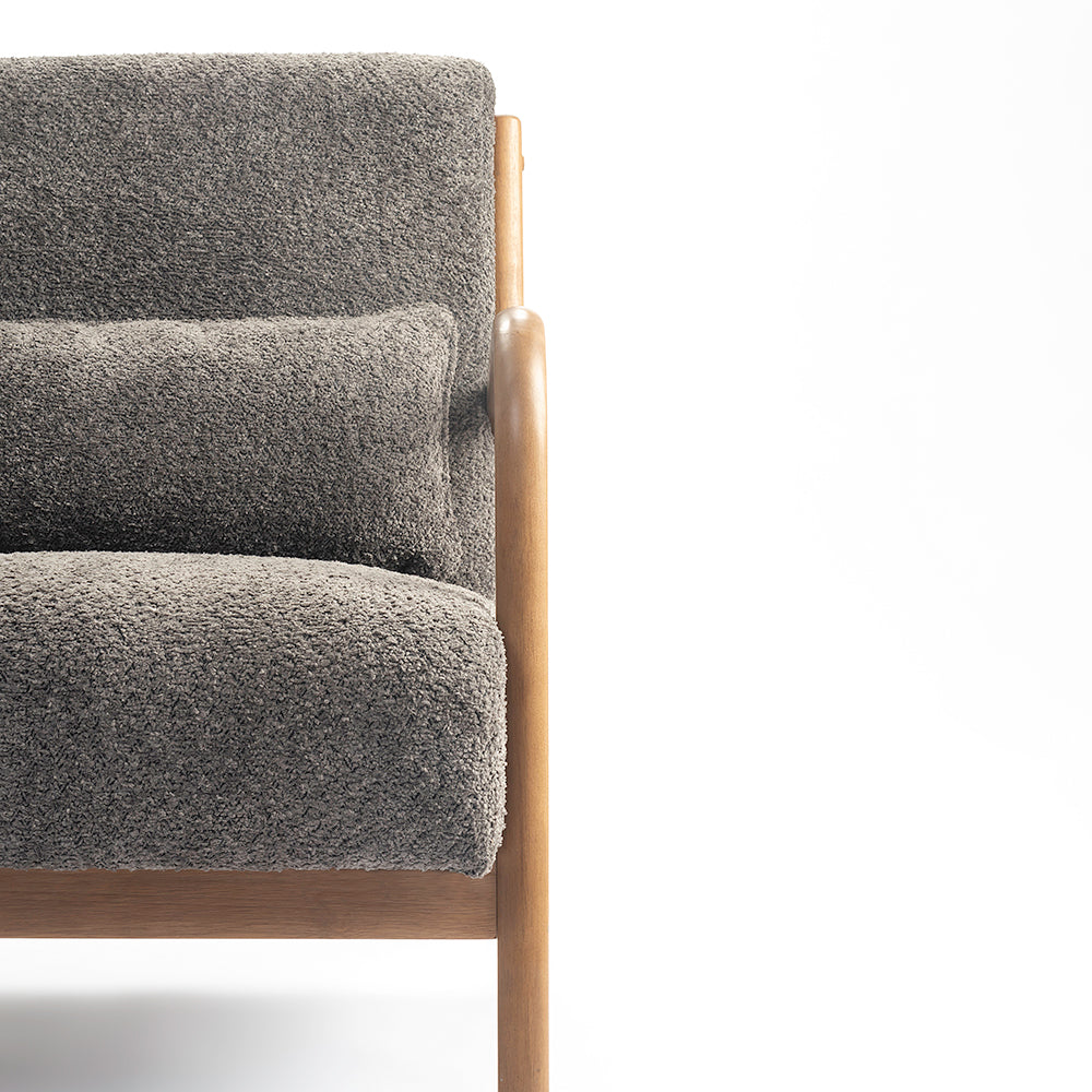 Alma Armchair , Grey