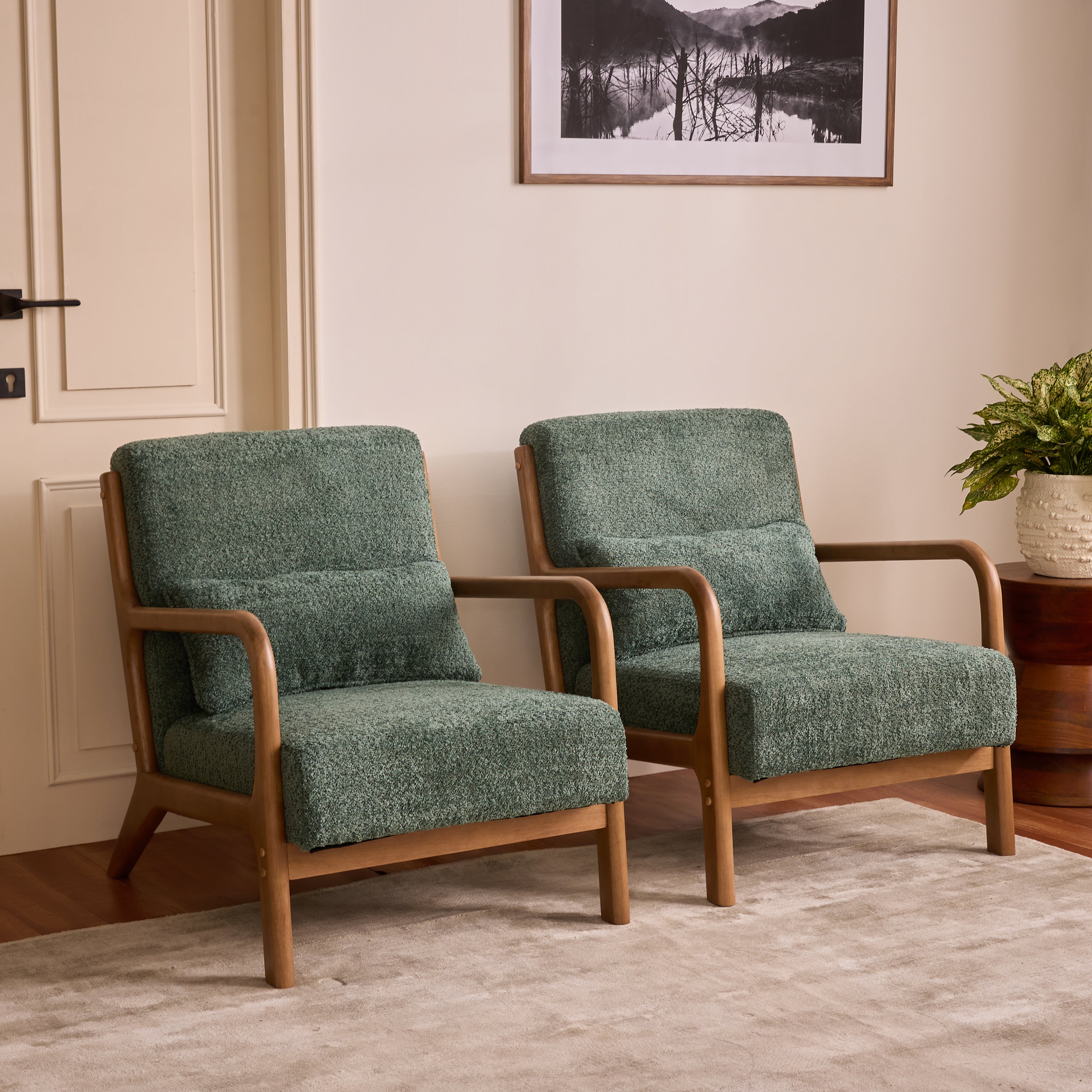 Alma Armchair , Green