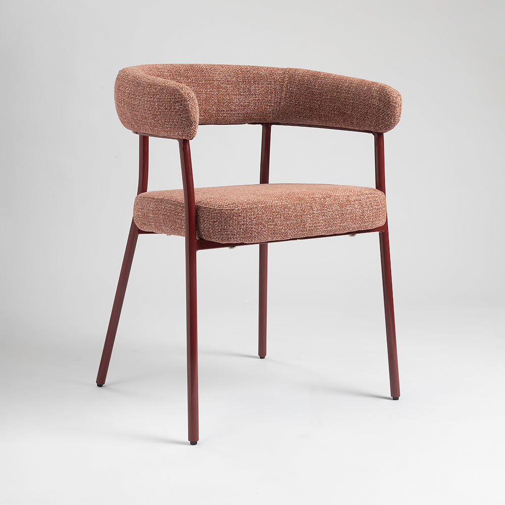 Cirque Dining Chair - Light Maroon