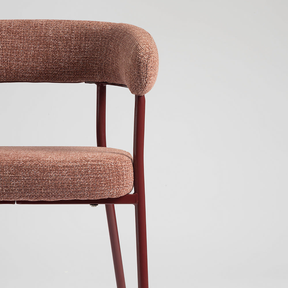 Cirque Dining Chair - Light Maroon