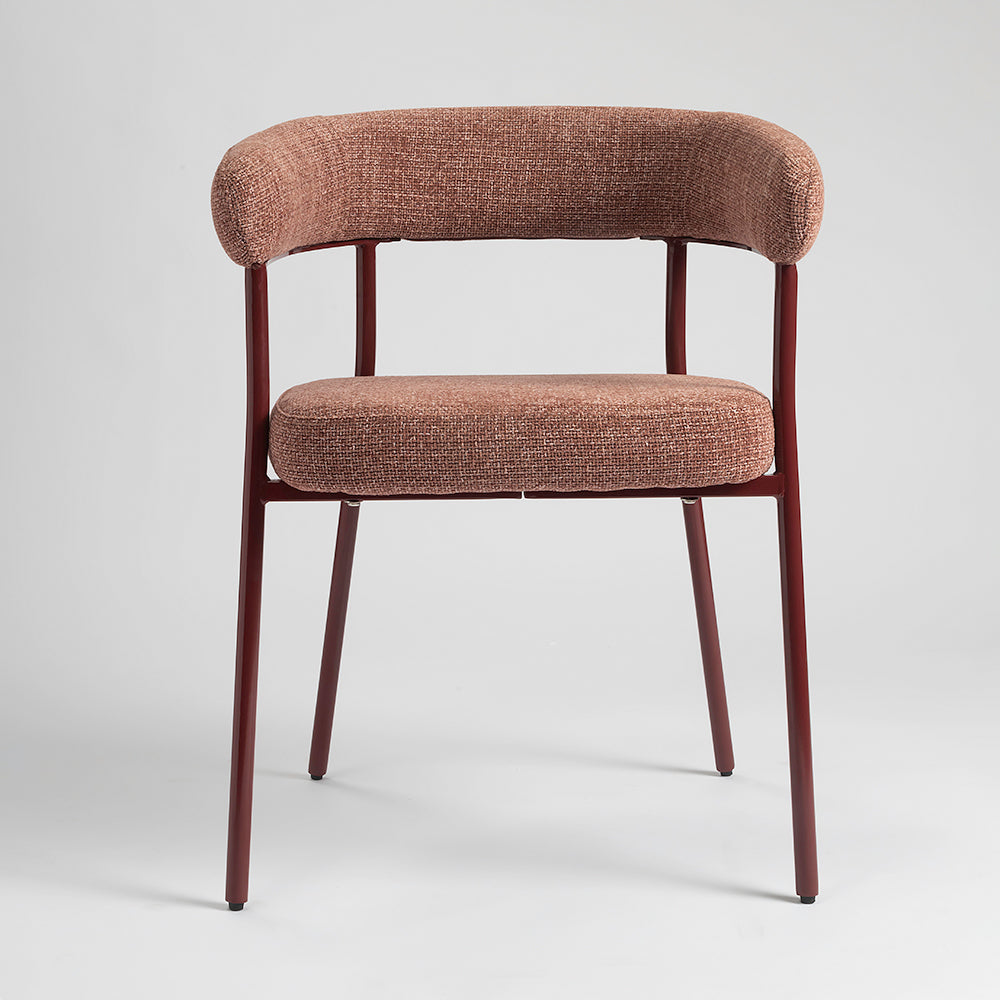 Cirque Dining Chair - Light Maroon