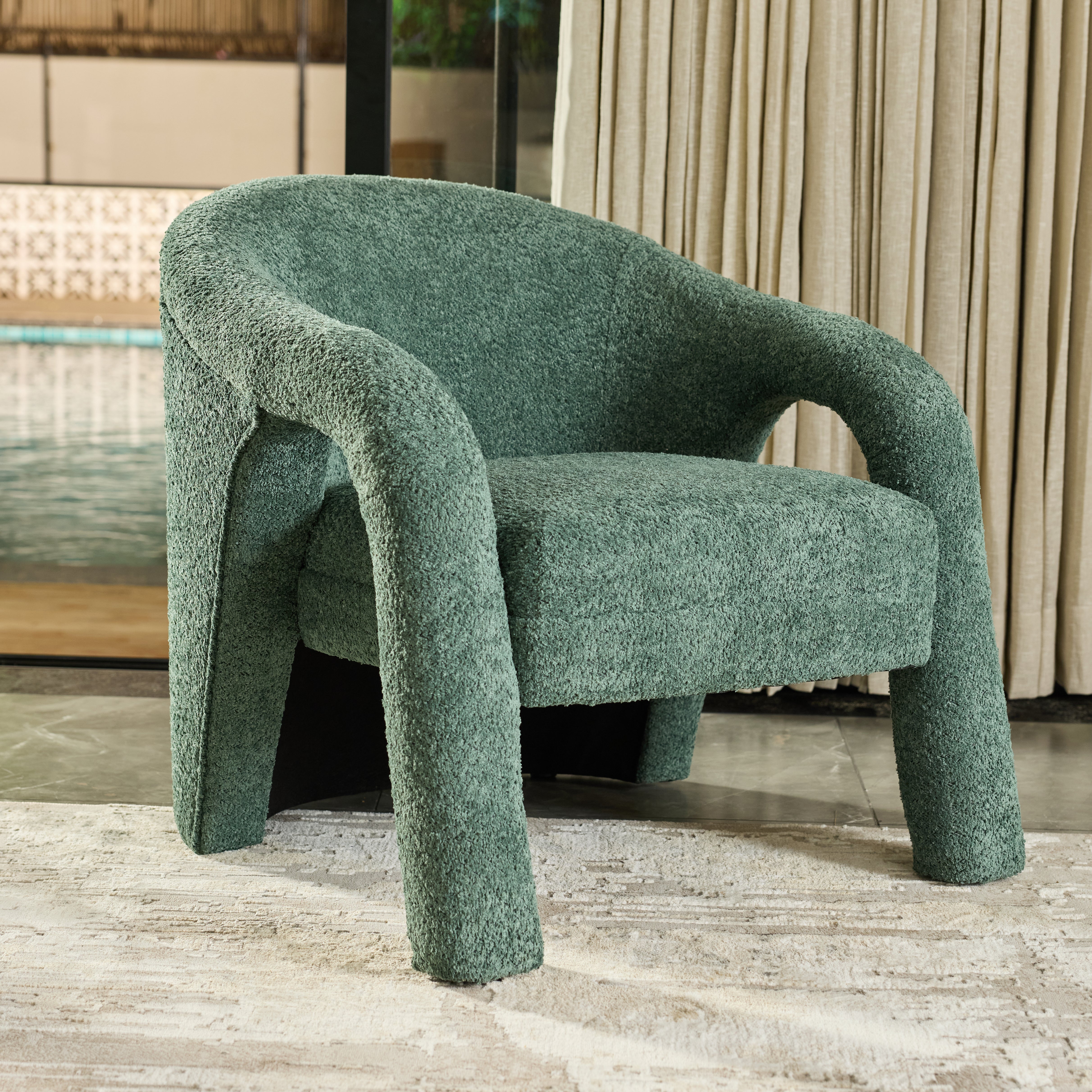 Arco Lounge Chair , Green