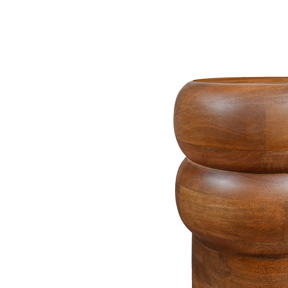 Totem Accent Table, Mango