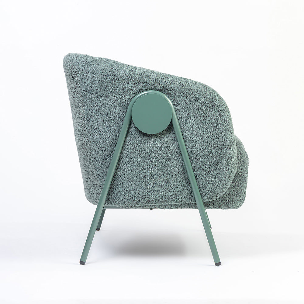 Fermoir Lounge Chair , Green