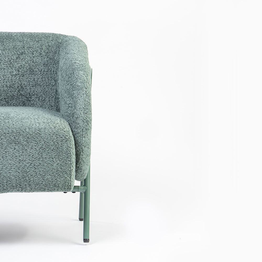 Fermoir Lounge Chair , Green