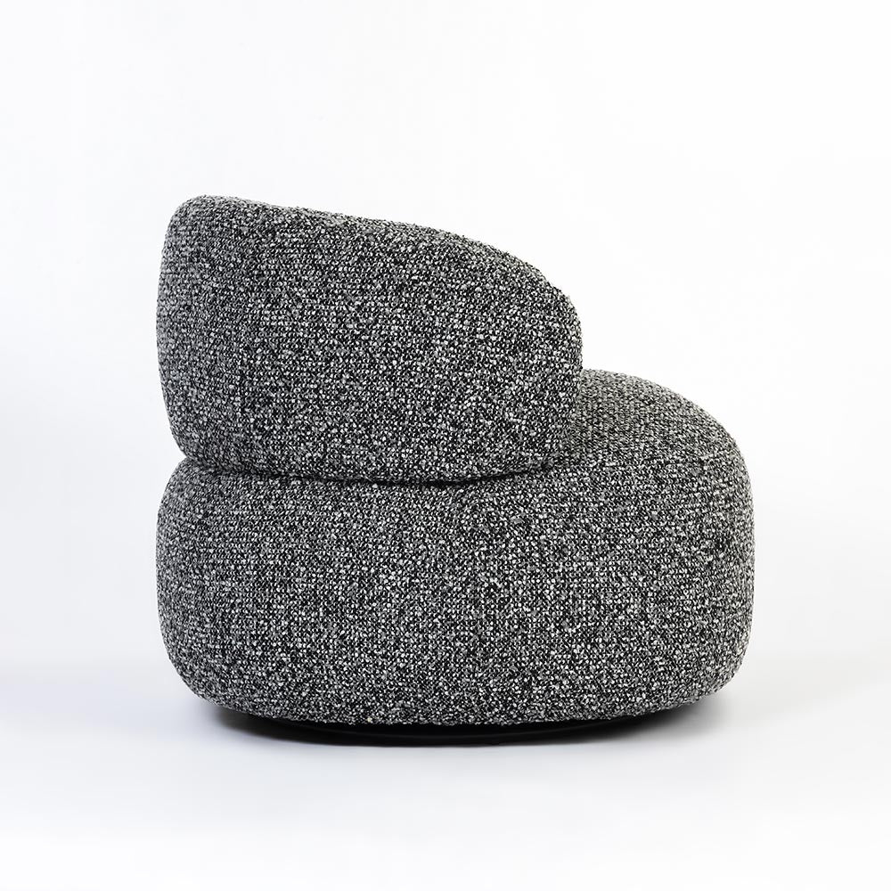 Cairn Swivel Chair, Black