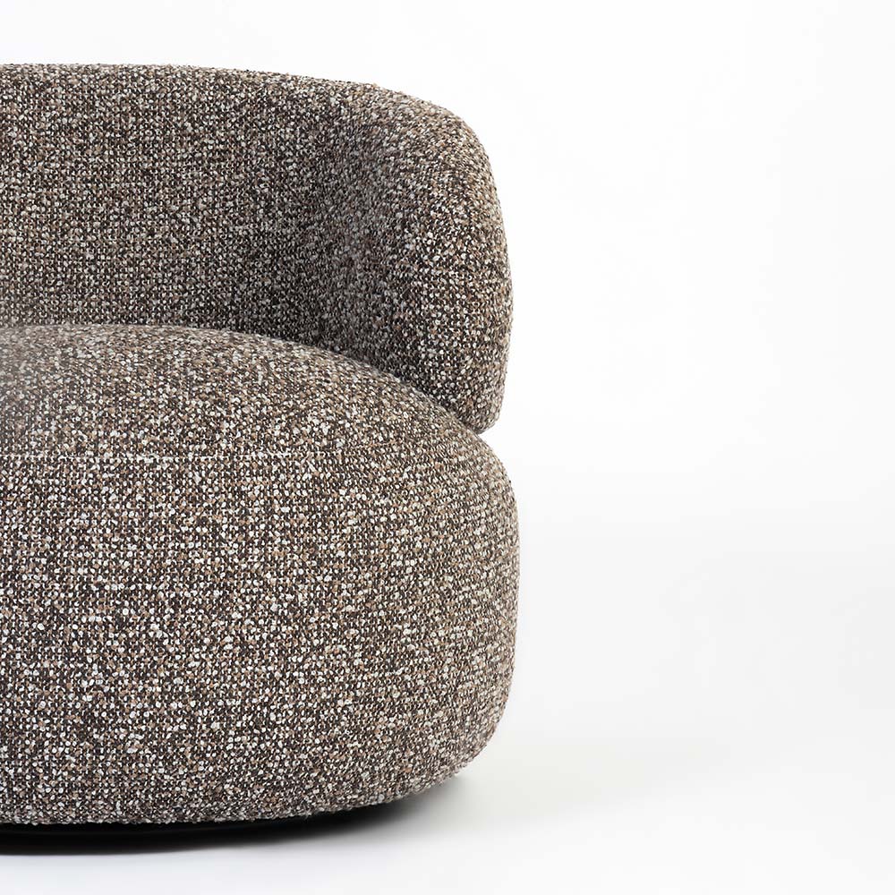 Cairn Swivel Chair, Taupe