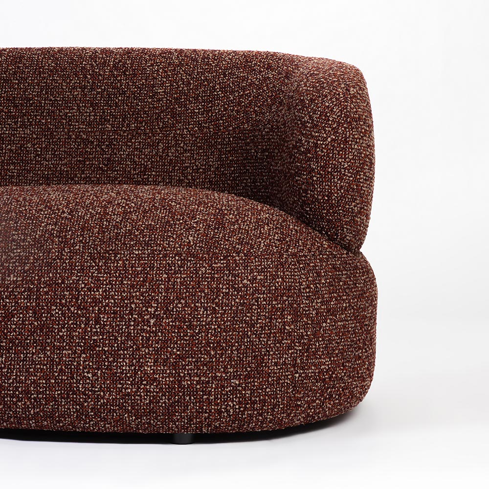 Volute 3 Seater Sofa (Red)