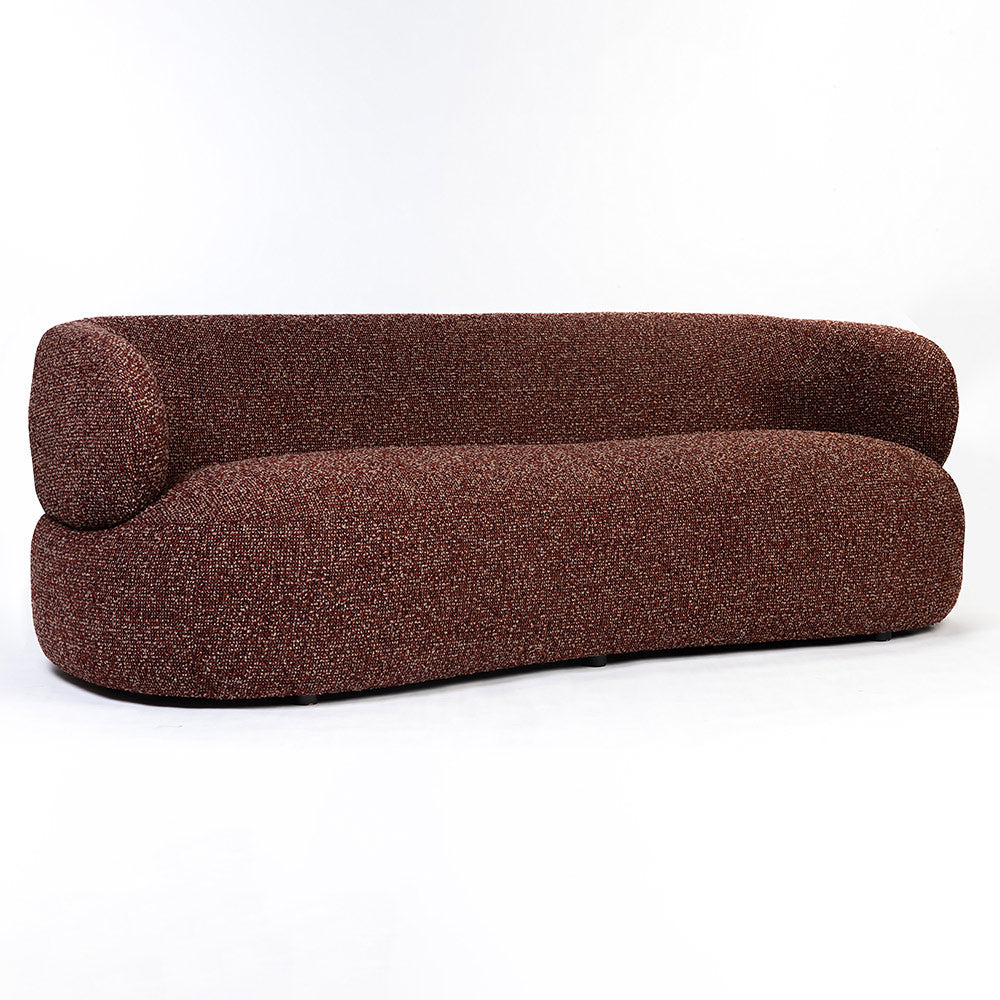 Volute 3 Seater Sofa (Red)