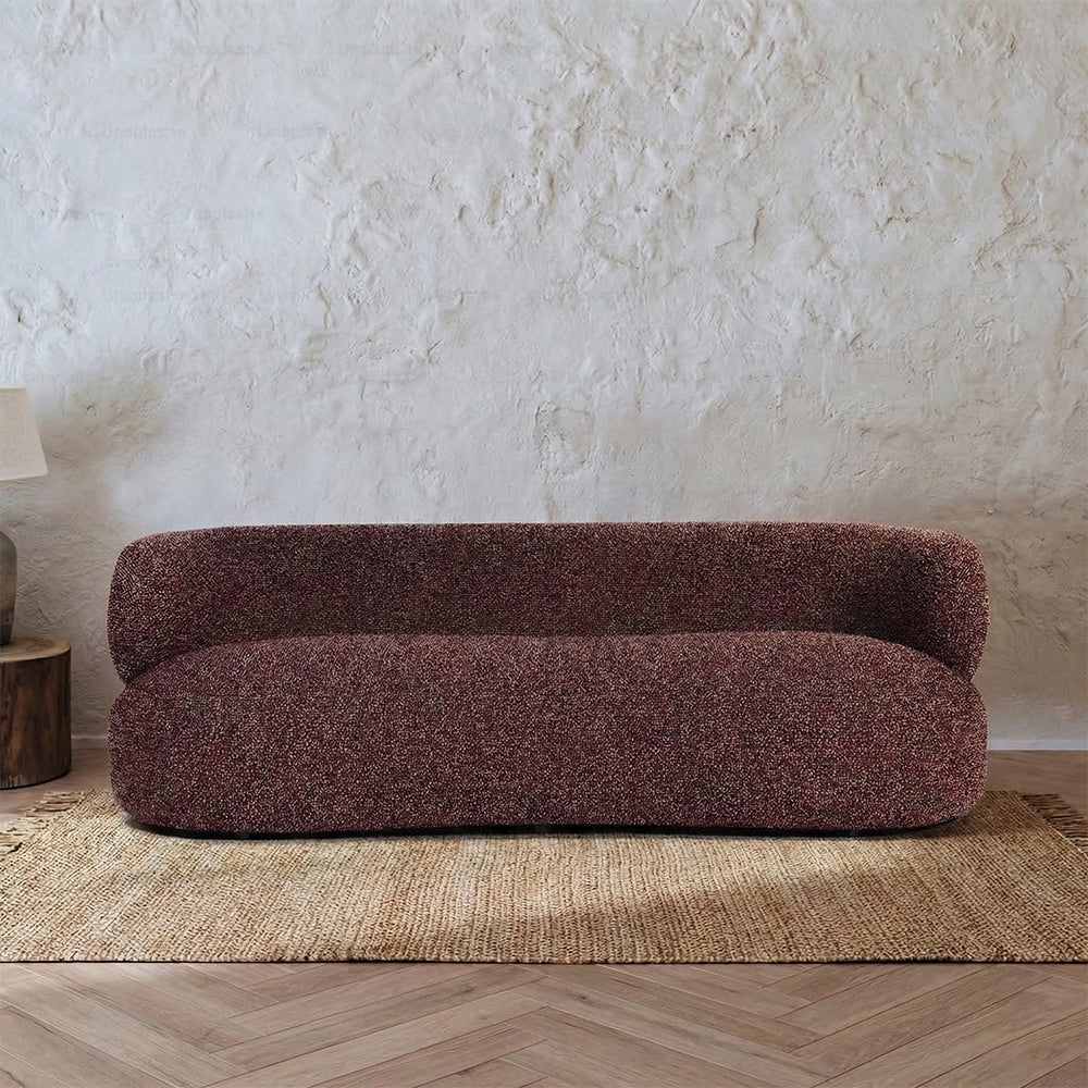 Volute 3 Seater Sofa (Red)