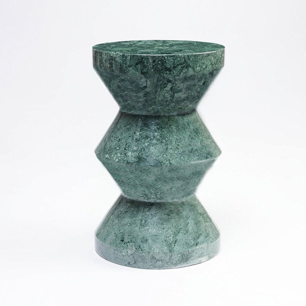 Clepsydra Side Table, Malachite