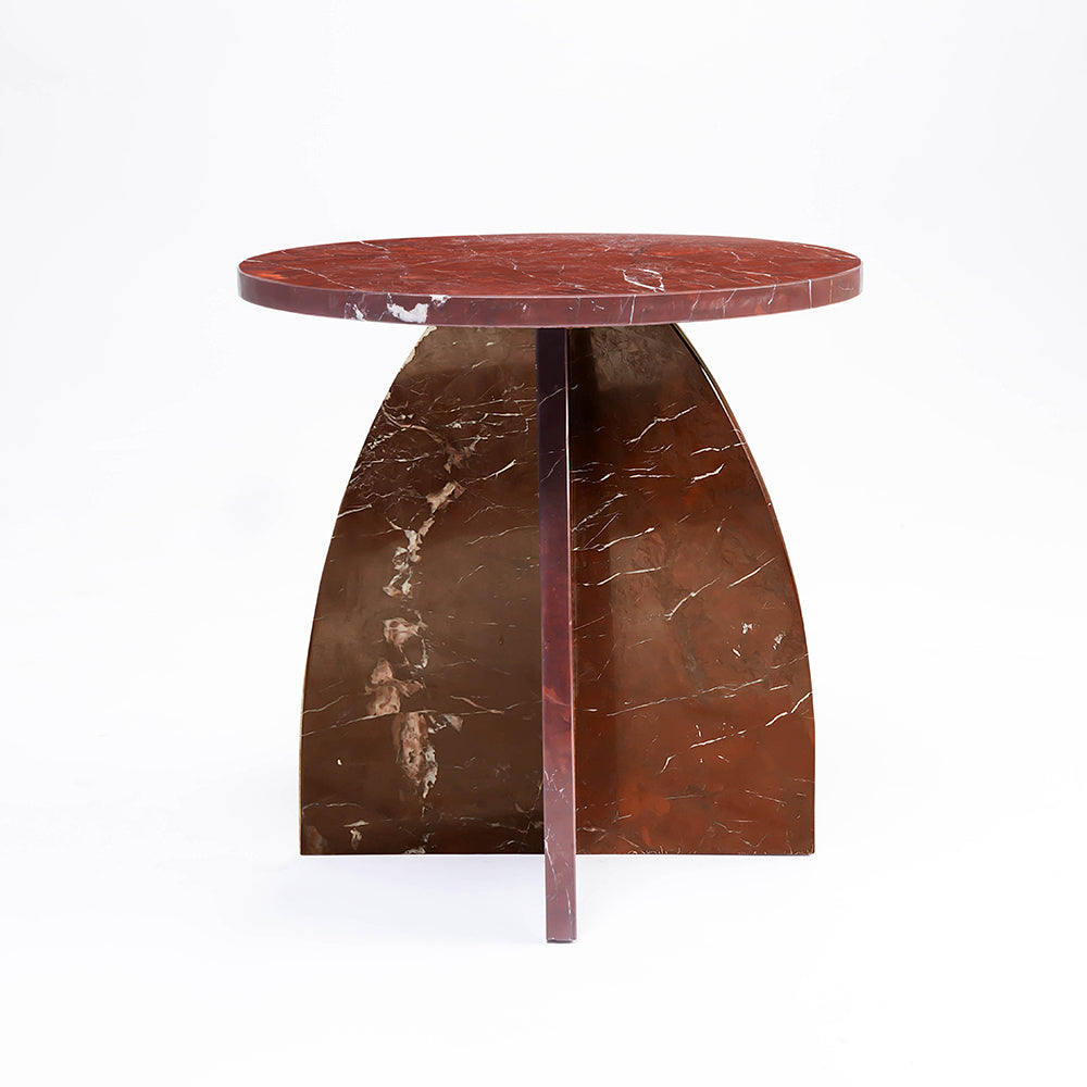 Calice Side Table, Rosso