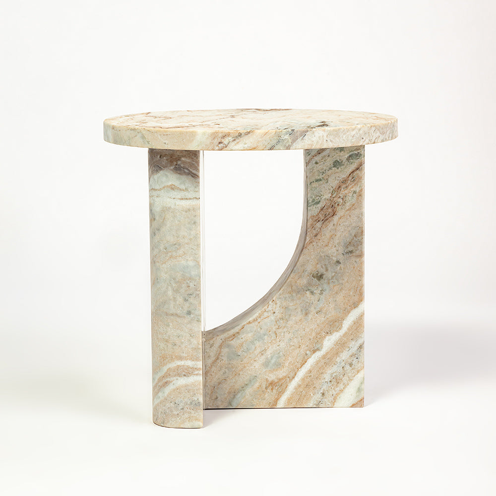 Crescent Accent Table, Sawar
