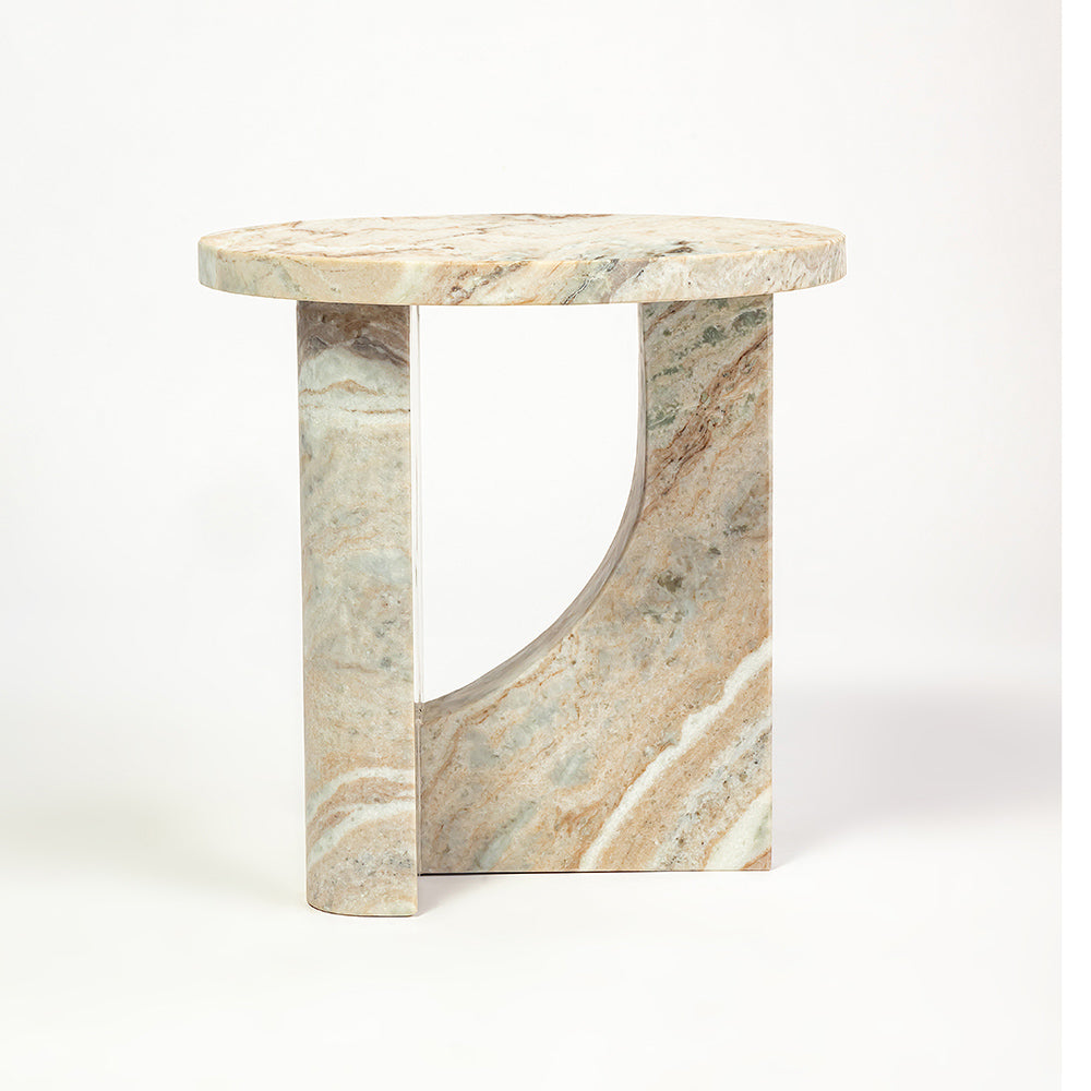 Crescent Accent Table, Sawar
