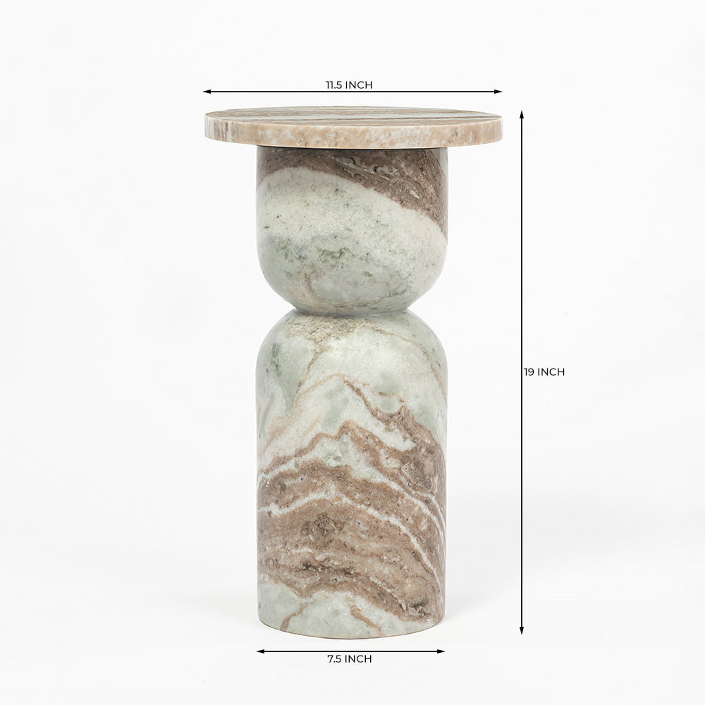 Spool Accent Table, Sawar