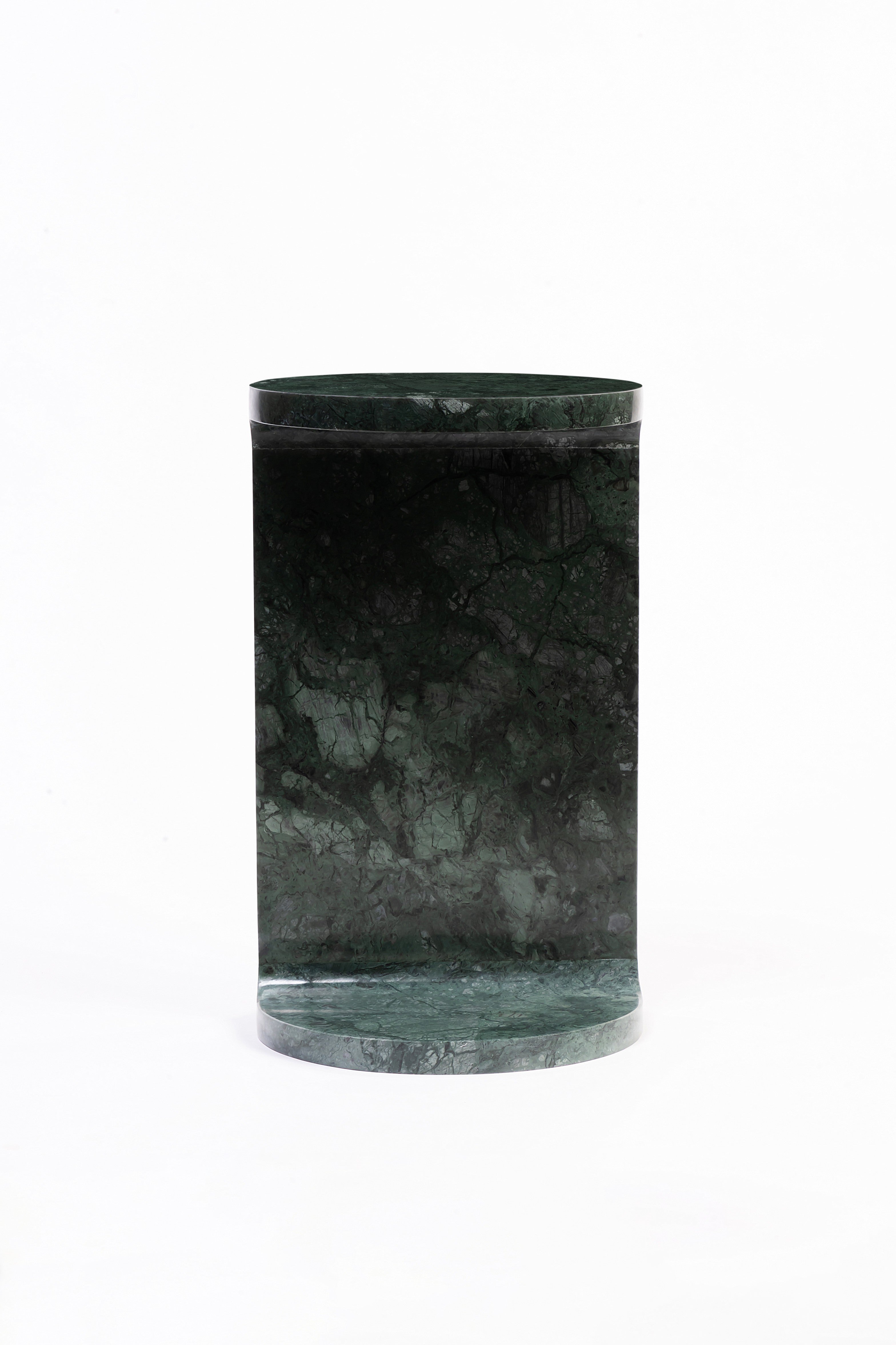 Spool Accent Table, Palm Green