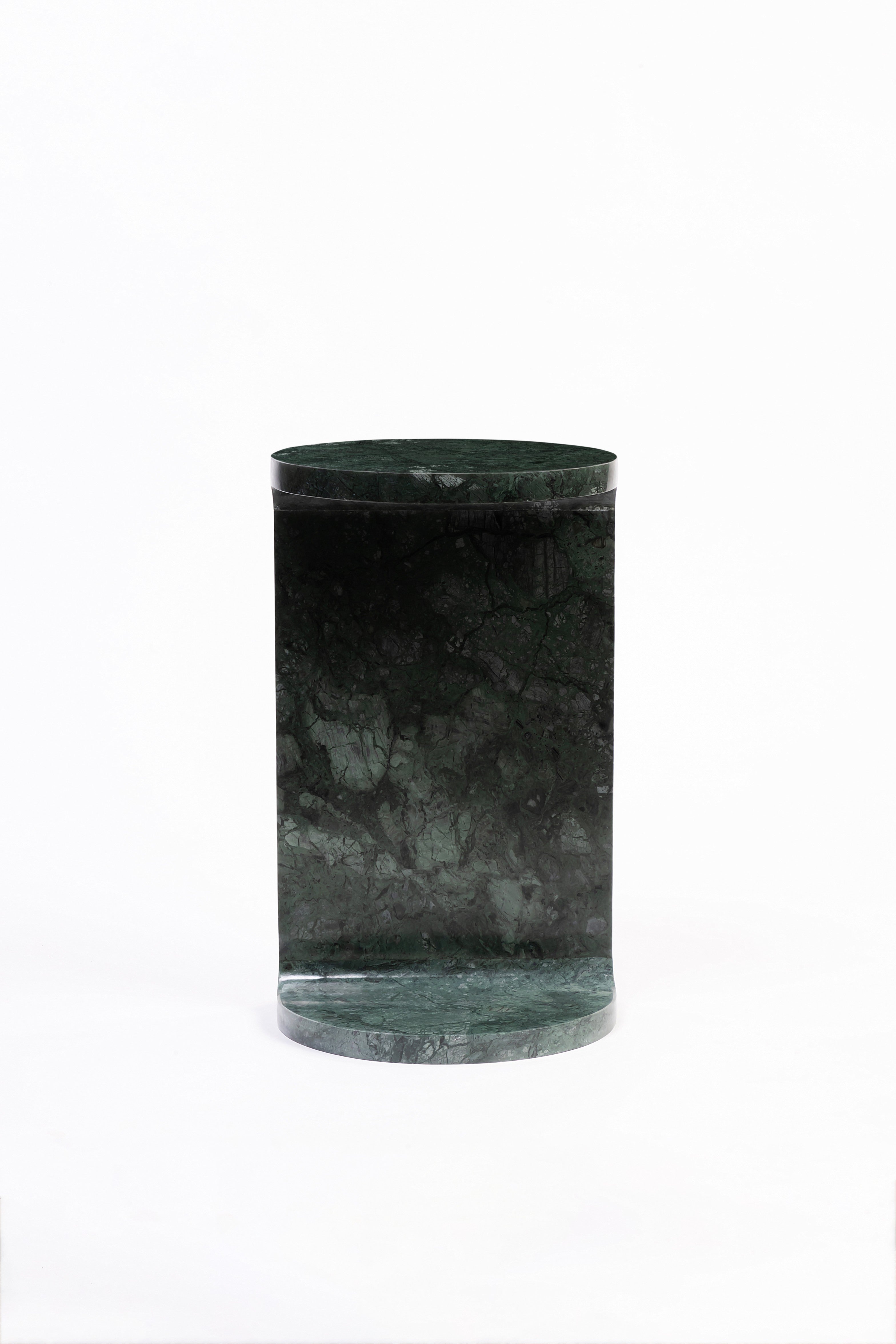Spool Accent Table, Palm Green