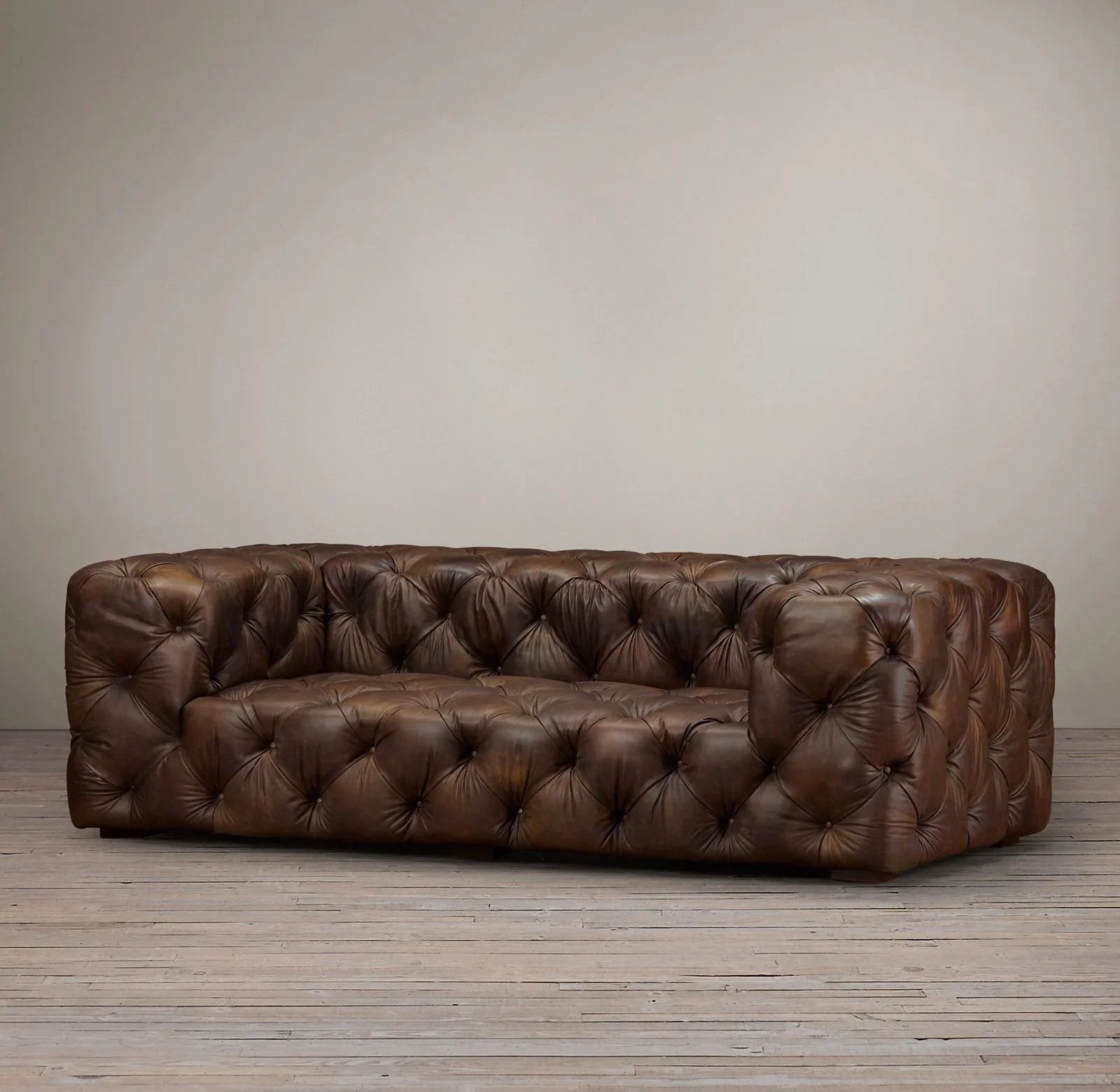 The Antiqued Hide Sofa