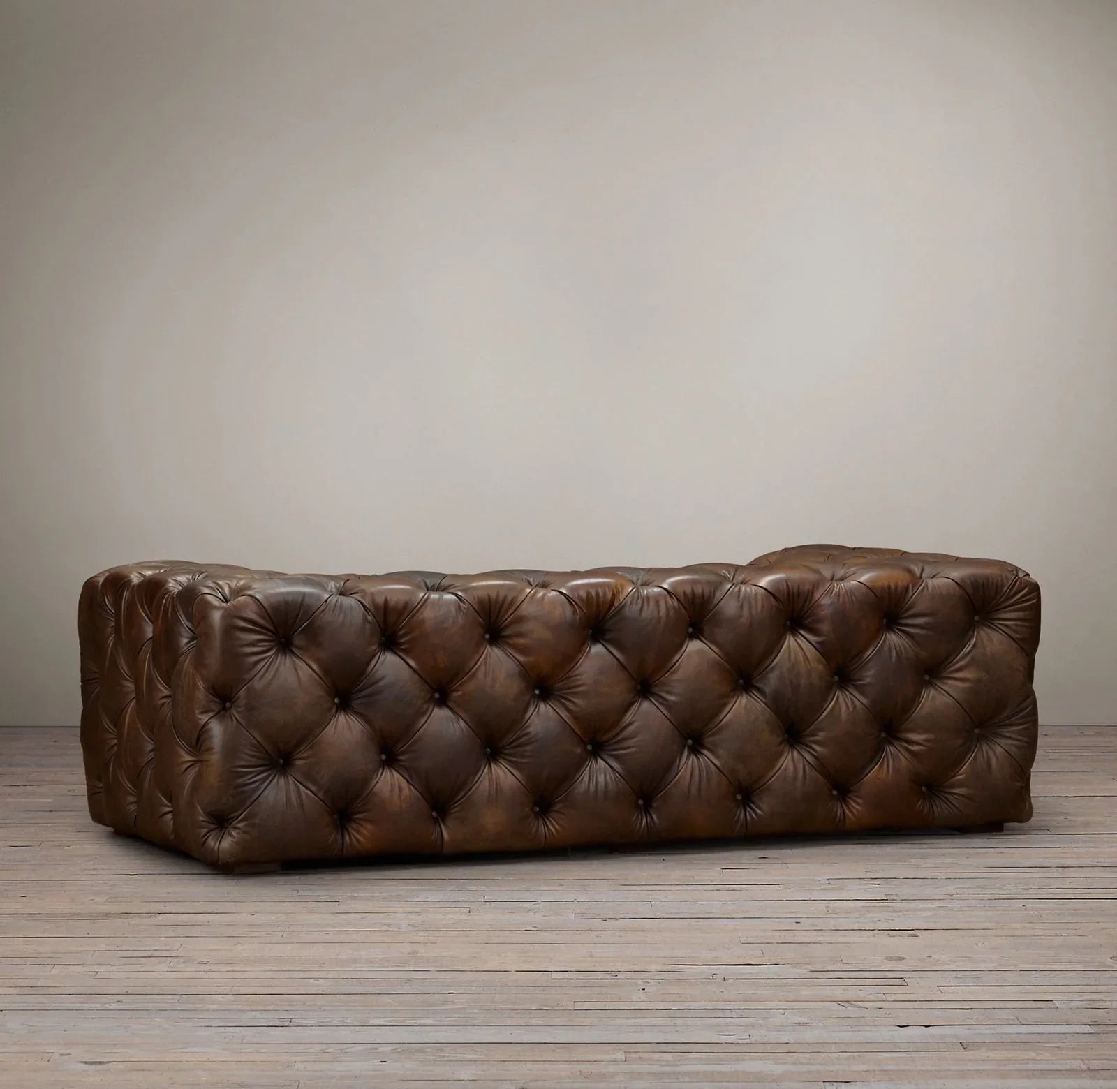 The Antiqued Hide Sofa