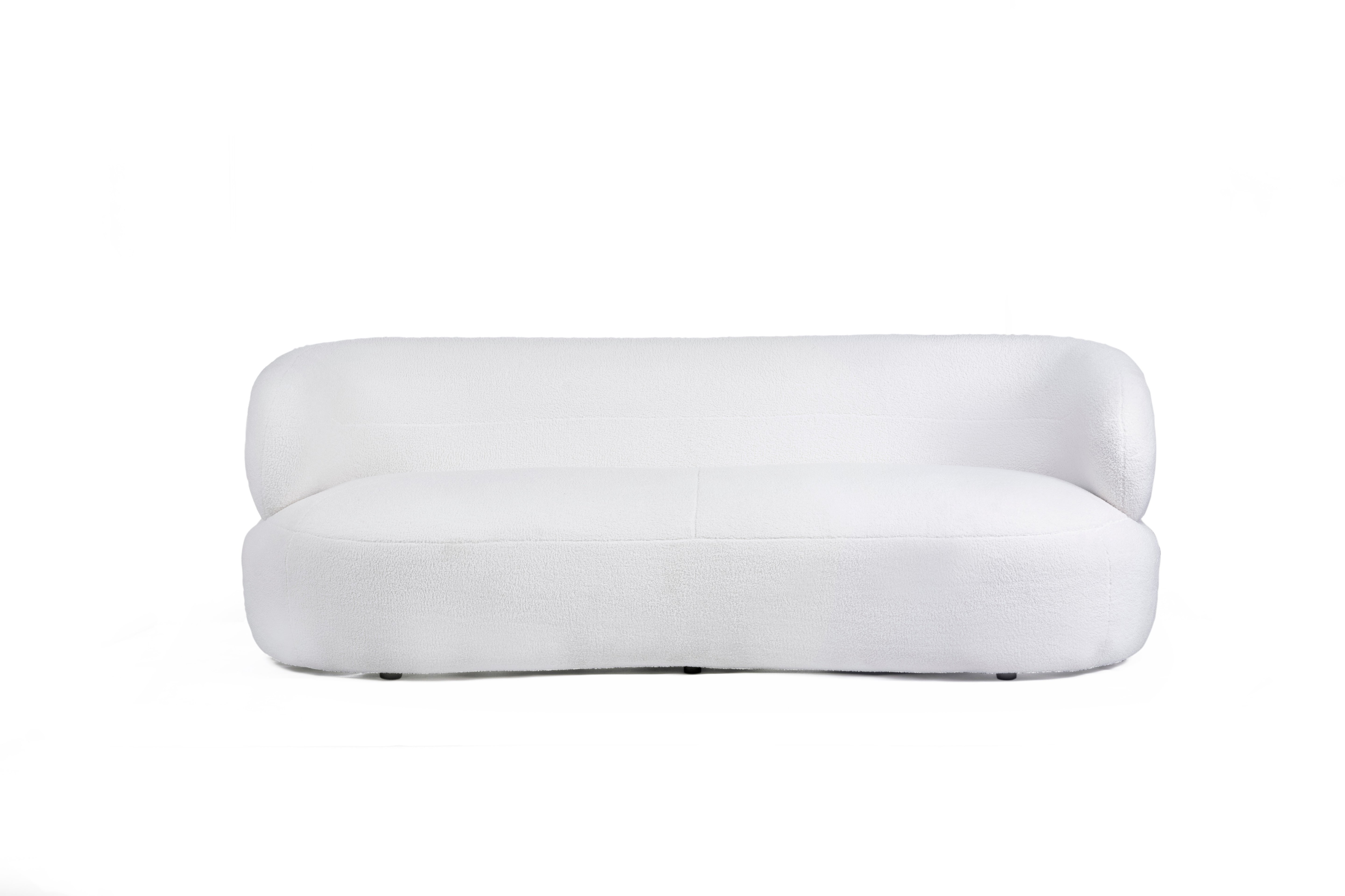 Vellichor 3 Seater Sofa (White)