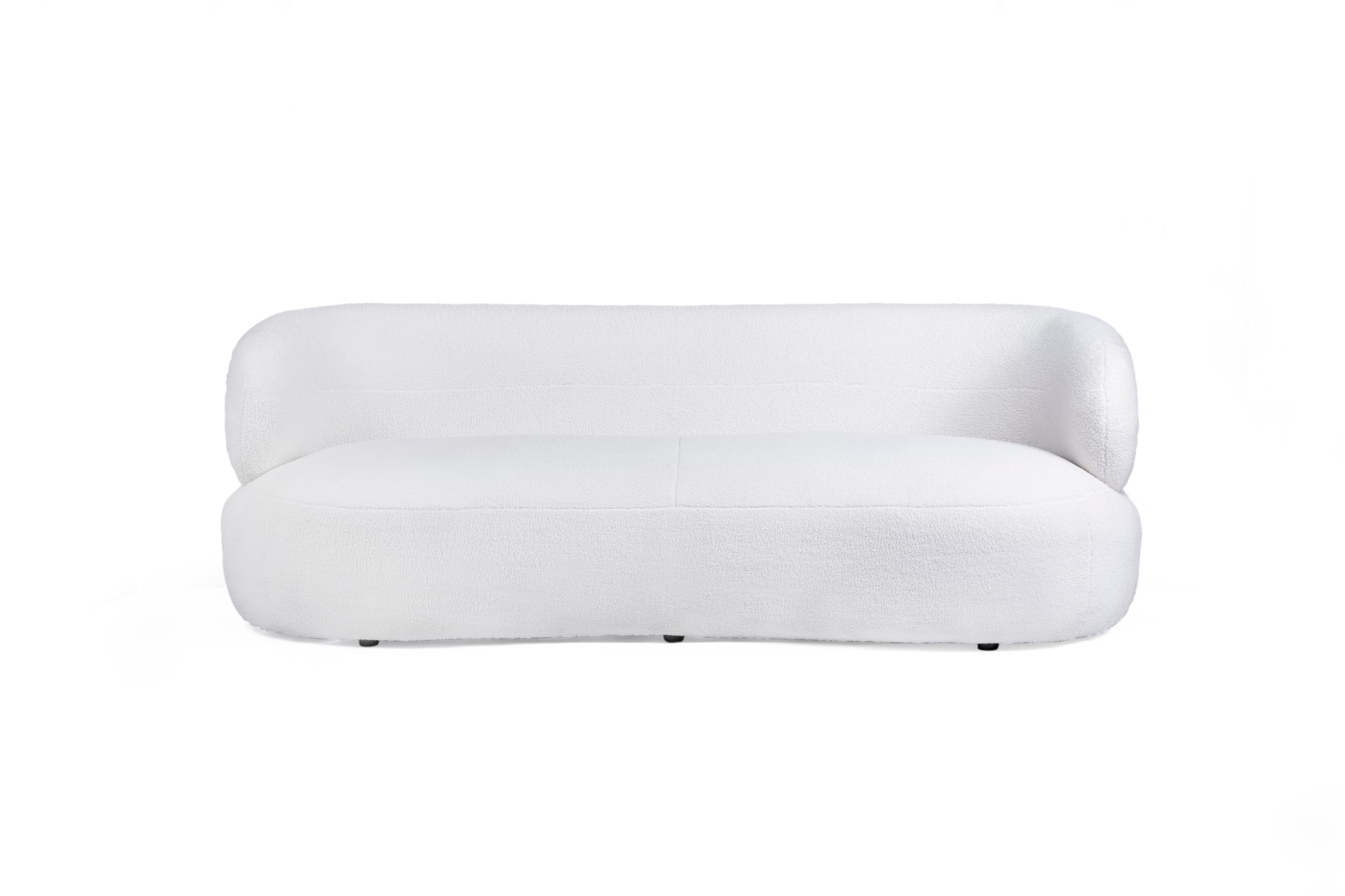 Vellichor 3 Seater Sofa (White)