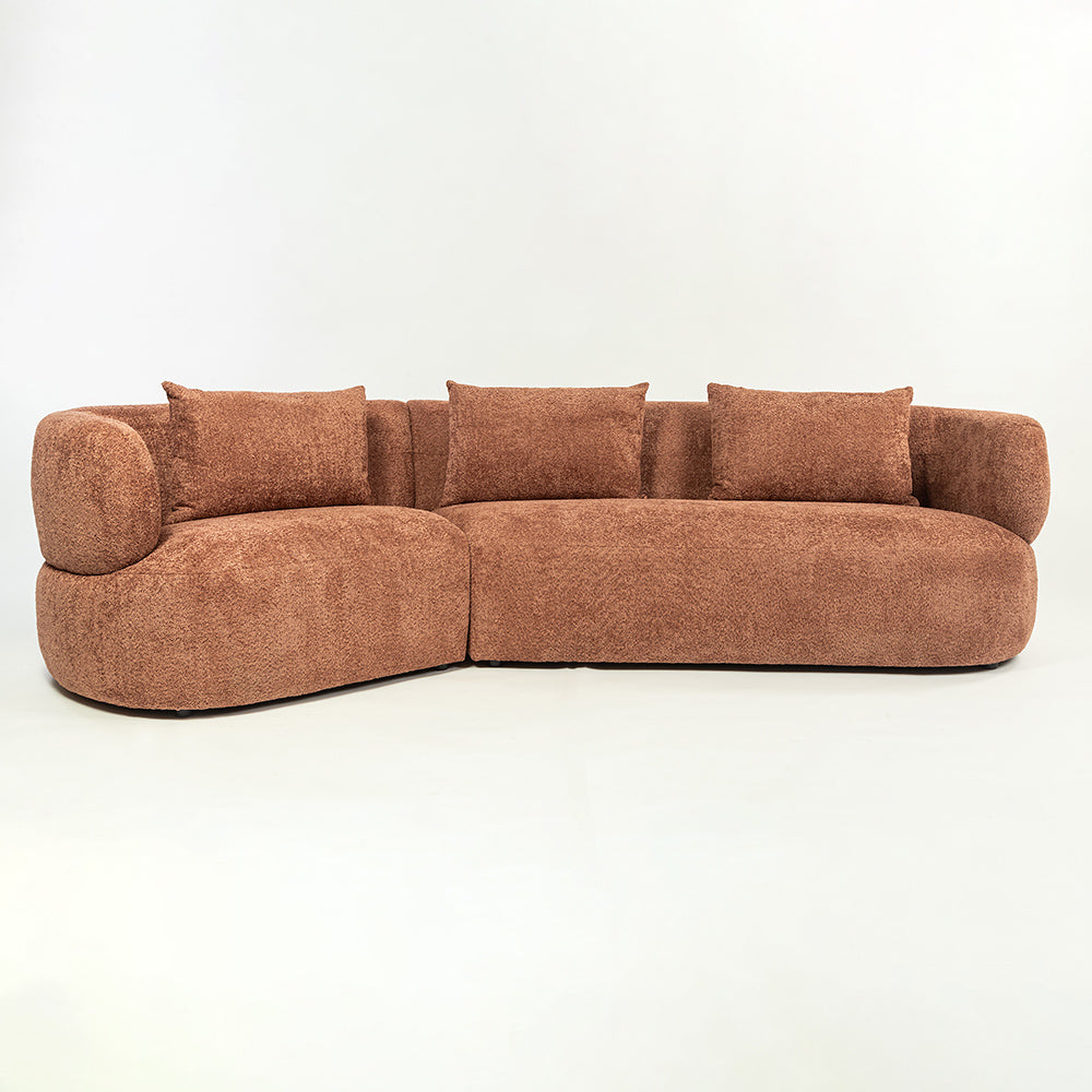 Halcyon 5 Seater Sofa (Rose Brown)