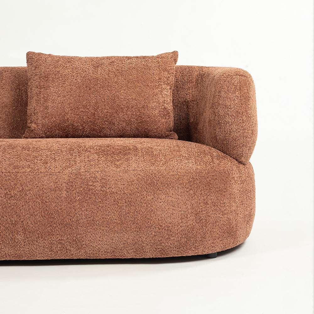 Halcyon 5 Seater Sofa (Rose Brown)