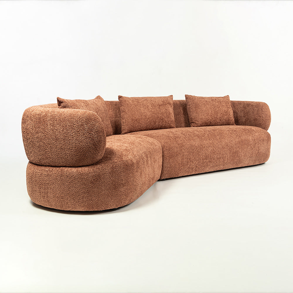 Halcyon 5 Seater Sofa (Rose Brown)