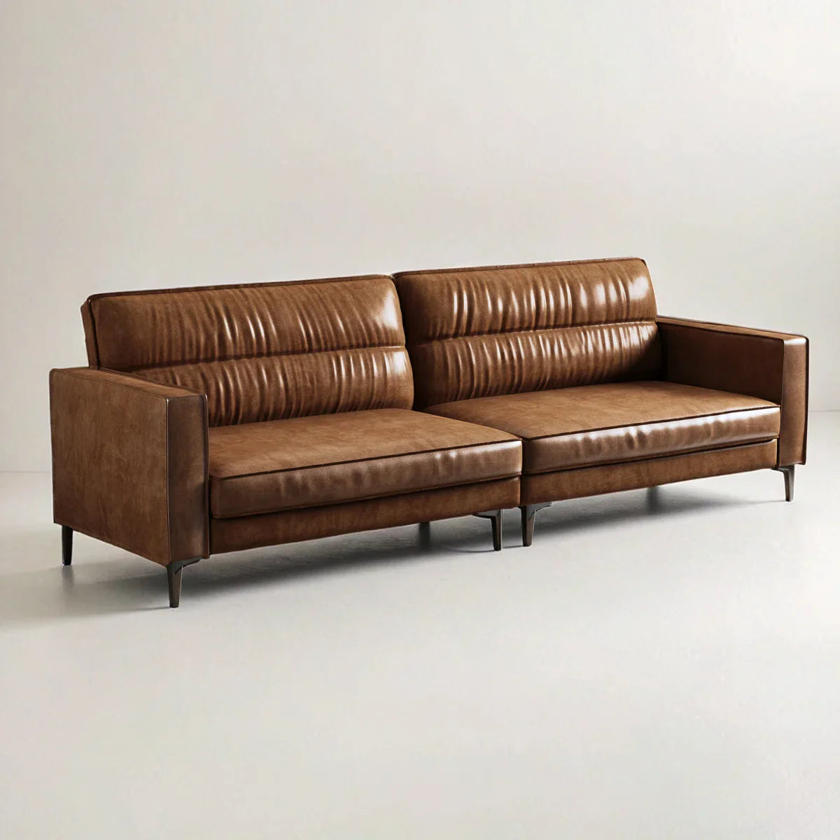 A Disciplined Pleat Sofa
