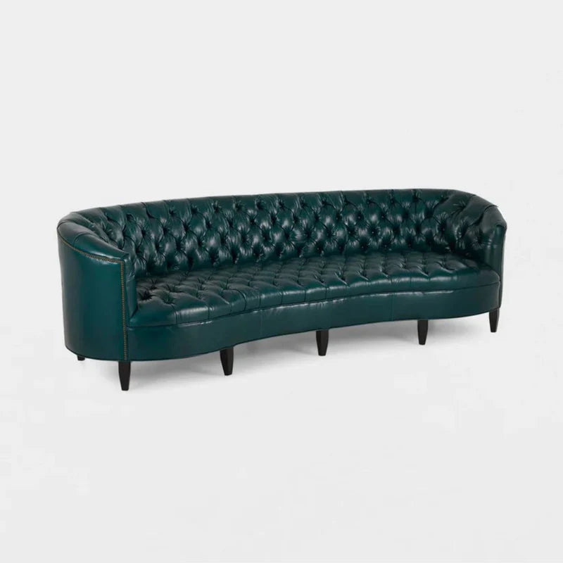 The Quiet Emerald Sofa