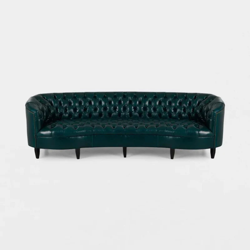 The Quiet Emerald Sofa